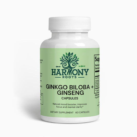 Mind & Energy Boost - Ginkgo Biloba and Ginseng Supplement