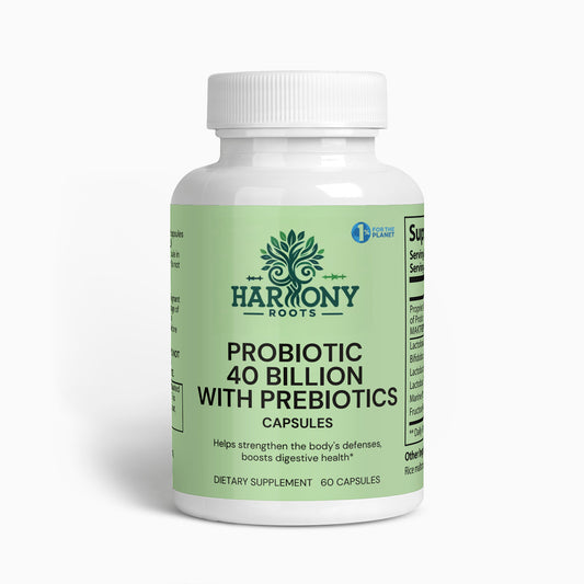 HarmonyRoots' Complex Probiotic 40 Billion with Prebiotics