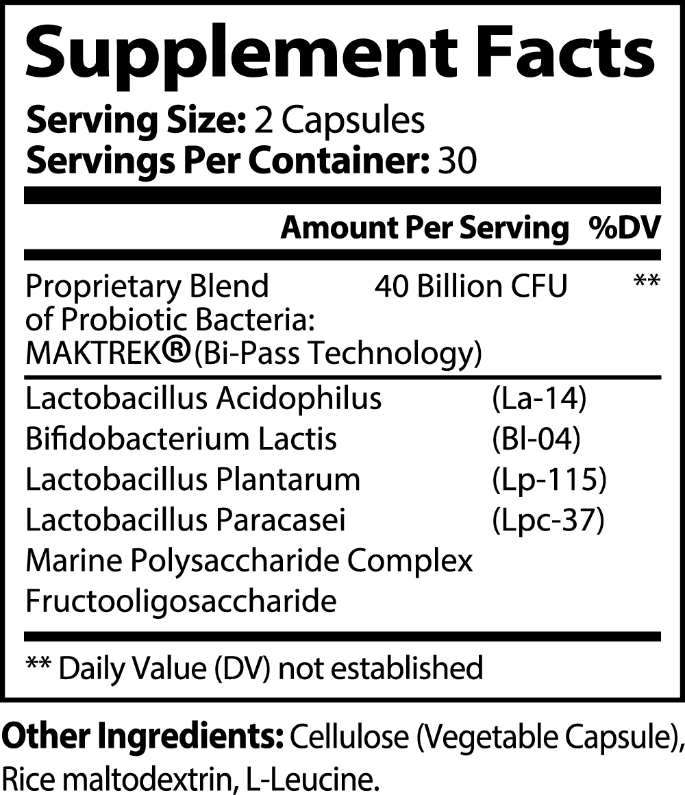 HarmonyRoots' Complex Probiotic 40 Billion with Prebiotics